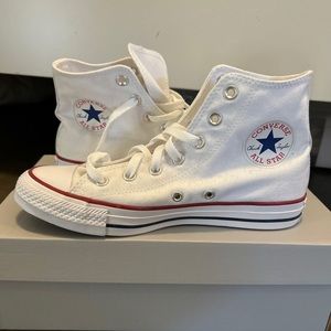 White Converse Size 8